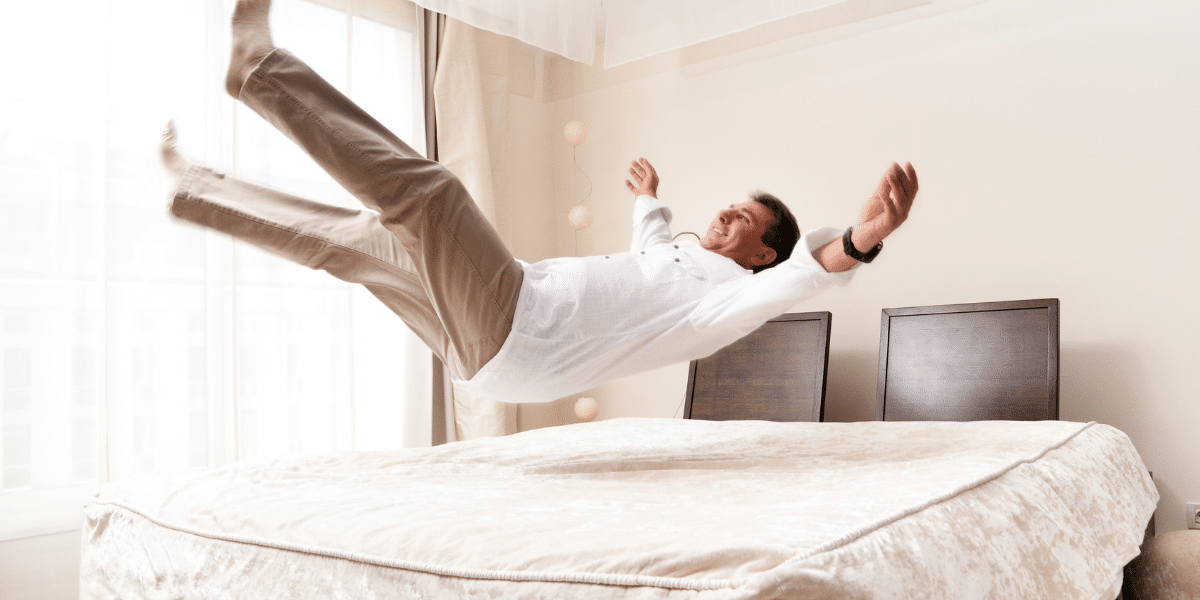 Ik wil gelukkig opstaan en gelukkig naar bed gaan